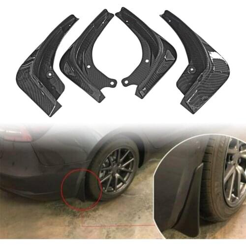 For Tesla Model 3 2017-2019 Car Mud Flaps MudFlaps Splash Guard Fender Mudguard