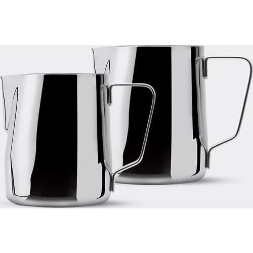 Latte cup with scale pointed beak stainless steel thickened milk foam cylinder appliance fancy coffee latte cylinder