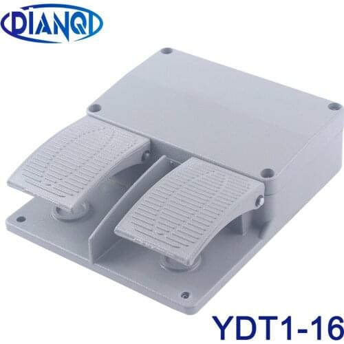 YDT1-16 Foot Switch Pedal Foot Control Switch 250V 380V 6A double pedal use for bending machine punch