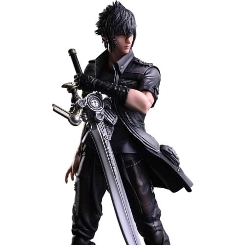 Anime FF XV Noctis Lucis Caelum Peripherals Action Figure Playarts Kai Figurine Toy Collection Model Play Arts FF15 Original Box