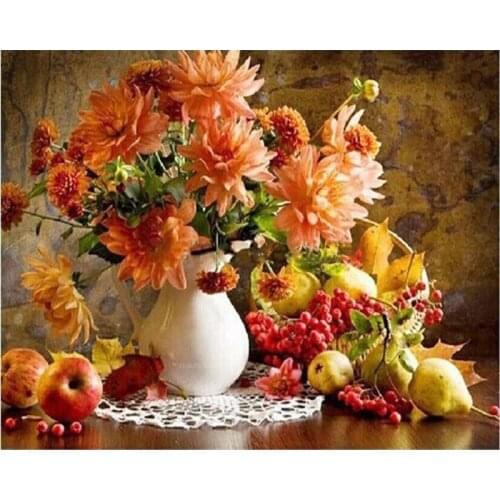 GATYZTORY still life Hand Made Paint High Quality Canvas Beautiful Painting By Numbers Surprise Gift Great