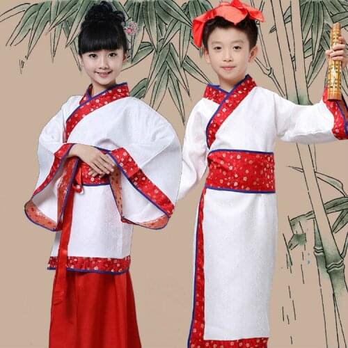 Chinese Ancient Clothes Boy Literature Hanfu Costumes Kids Hanfu Chinese Students Ancient Clothing Girl Tang Ming Costume 18