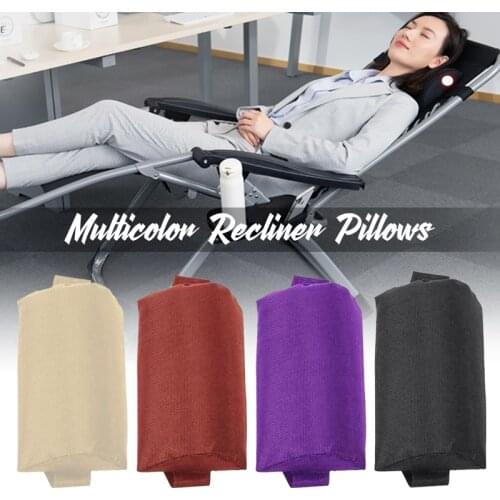 Recliner Headrest Beach Folding Chairs Teslin Pillows Pad Garden Backyard Picnics Sling Lounge Chair Head Cushion stuffed pillow
