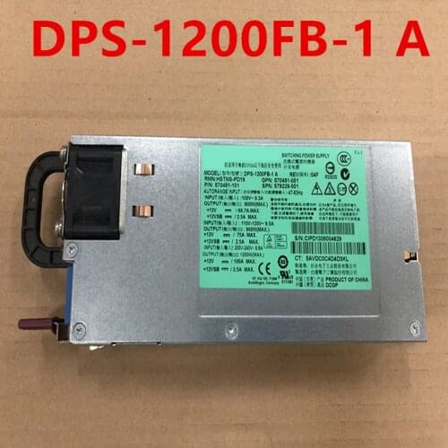 New PSU For HP DL580G7 1200W Power Supply HSTNS-PD19 DPS-1200FB-1 A 570451-001 570451-101 579229-001 578322-B21