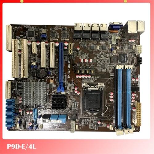 Original Server Motherboard For ASUS P9D-E/4L 1150 E3-V3 SAS Good Quality
