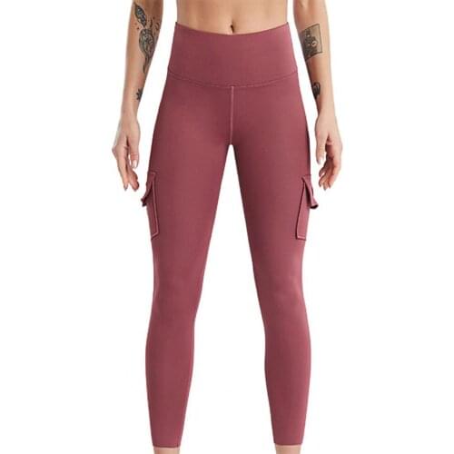 Autumn Women Sweatpants Butt Lift Quick Dry Sporty Trousers Pockets High Waist Pants Leggings Fitness Pants Streetwear