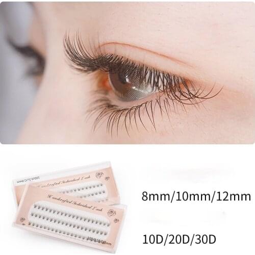 Professional Makeup Single Cluster Eyelashes Grafting False Eyelashes Grafting False Eyelashes To Extend A Single Eyelash Bundle