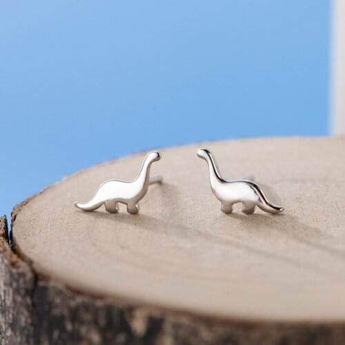 Dinosaur Shape Stud Earrings For Women Mini Animal Ear Nails Korean Niche Design Cute Small Accessories Girl Jewelry Trend New