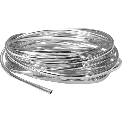 6M Car Door Guard Edge Corner Bumper Trim Molding Protection Strip Silver