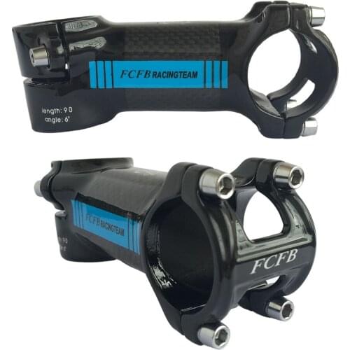 100% Original cycling king FCFB FW 3K BLUE Carbon aluminum riser 6 degree stem road bike mountain bike stem men women use