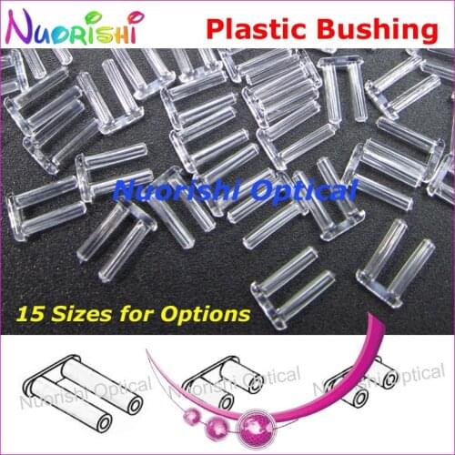 15 Sizes 5000pcs Plastic Doulbe Single Bushing Silhouette Screws Pins For Rimless Glasses Eyeglasses Free Shipping P4040