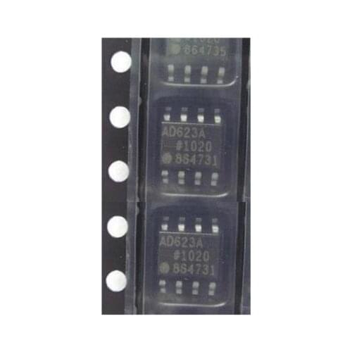 2 PCS IC AD623 AD623ARZ INSTR 800KHZ RRO 8SOIC NEW