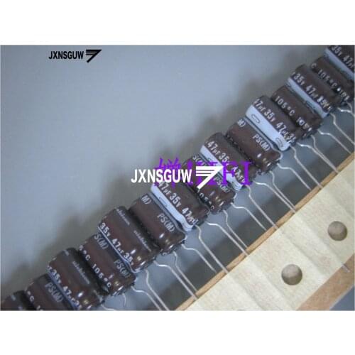 20PCS NICHICON PS 35V47UF 6.3X11MM 47UF 35V original audio Aluminum electrolytic capacitor 105 degrees 47uF/35V UPS1V470MEH1TA