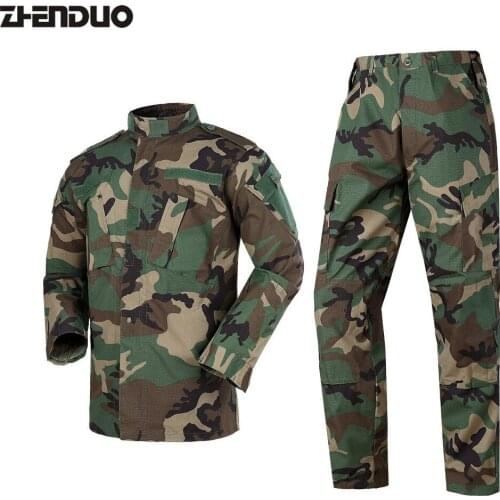 American 2nd Generation Camouflage Dryers Wear Special Combat Version of Real CS Outdoor Military Fan Gear Suits