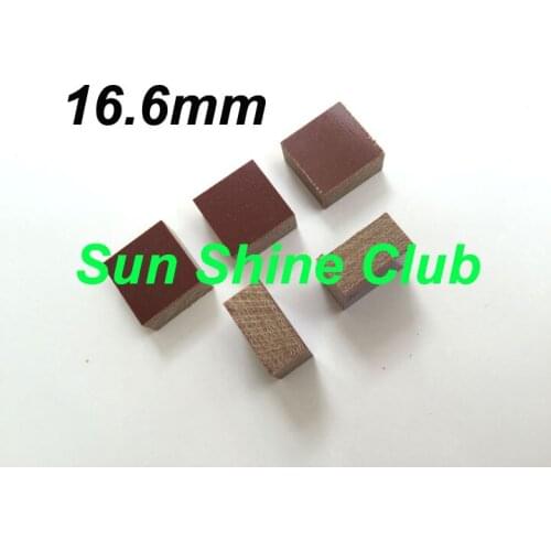 Free shipping 5pcs/lot New 2016 Square-Shape Bakelite Billiards Pool Cue Tips Coffee for Jump Punch cue Billiard accessories
