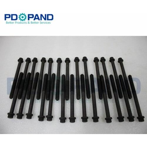 1HZ Engine Cylinder Head Bolts for TOYOTA Land Cruiser PRADO Hardtop J7 J8 J9/COASTER Bus 4.2D/TD 1990-2003