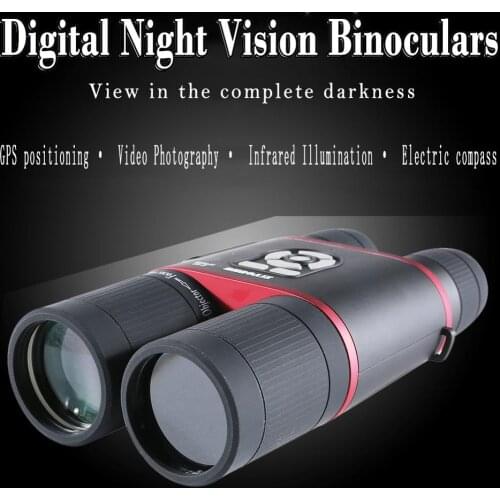 Digital Super 2th Generation Night Vision Binoculars Multiple Function Night Hunting Device 8x Long Range View in the Darkness