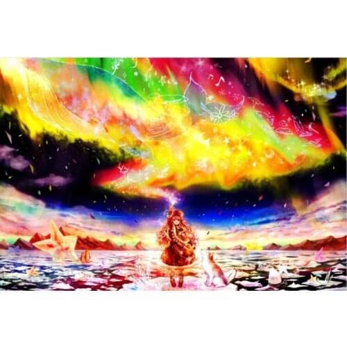 Polar Fantasy The wooden puzzle 1000 pieces ersion paper jigsaw puzzle white card adult childrens educational toys