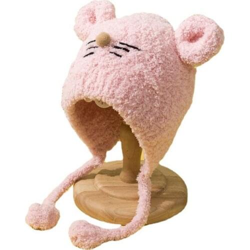 Baby Hat for Children Baby Winter Hats for Kids Cartoon Warm Earmuffs Cap Cute Fashion knitted Hats Children Toddler Bonnet Cap