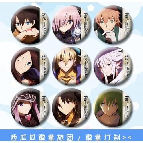 Fate Grand Order fgo Cool Badges 58mm Brooch Icon gilgamesh