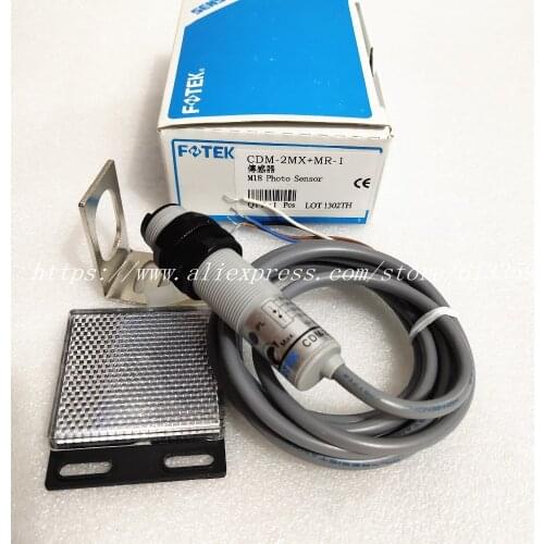 CDM-2MX+MR-1 FOTEK New Mirror Reflex Type Photoelectric Switch Sensor NOT Original