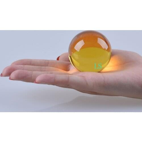 Crystal Ball 5cm Yellow k9 Glass Ball Quartz Pink Crystal Healing Ball Sphere For Home Decoration Best Gift For Friend