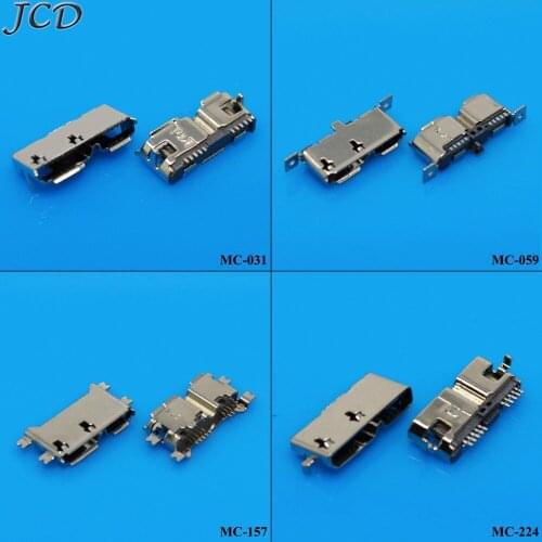 JCD 4models 4pcs MICRO USB 3.0 10P Female Plug Jack SMT/DIP Mobile Hard Disk Interface Connector for laptop phone