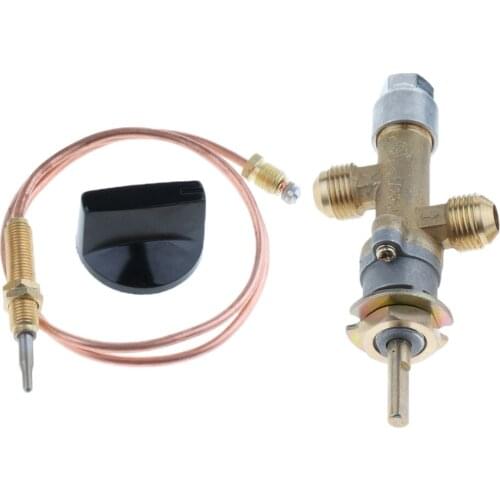 Fire Pit Heater Control Valve W/ Thermocouple & Switch, Easy installation and stable performance