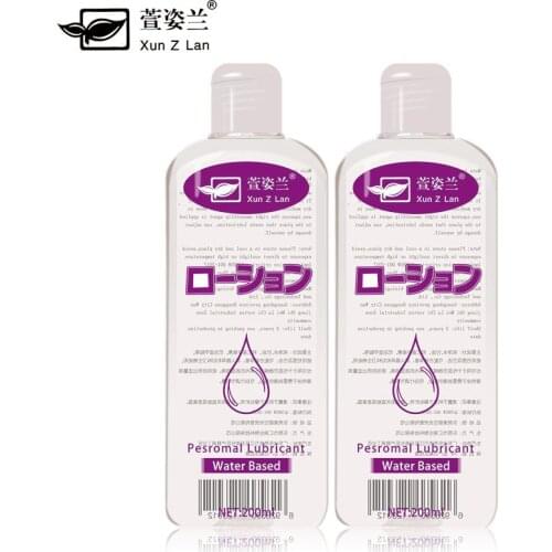200ML Water-soluble Lubricants Easy To Clean Lubricants Oil Gay Anal Sex Lubricant Vagina Massage Oil Adult Sex Product