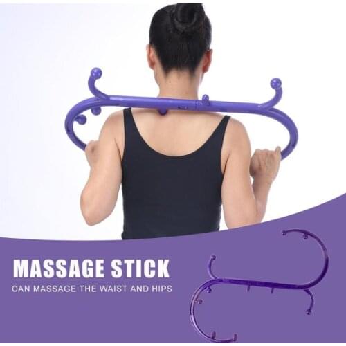 New Back Neck Trigger Point Self Massage Stick Therapy Tool Massager Body Muscle Stimulator Pain Relief Massage Relaxation