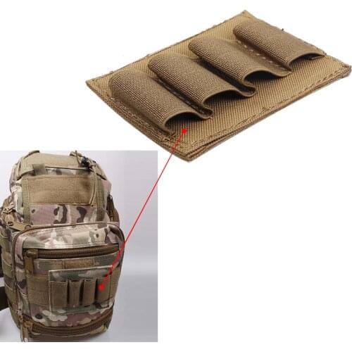 12 Gauge Bullet Pouch Hunting Shotgun 4 Shell Gear Airsoft Accesorios Tactical Bag Ammo Magazine Holder Paintball Equipment