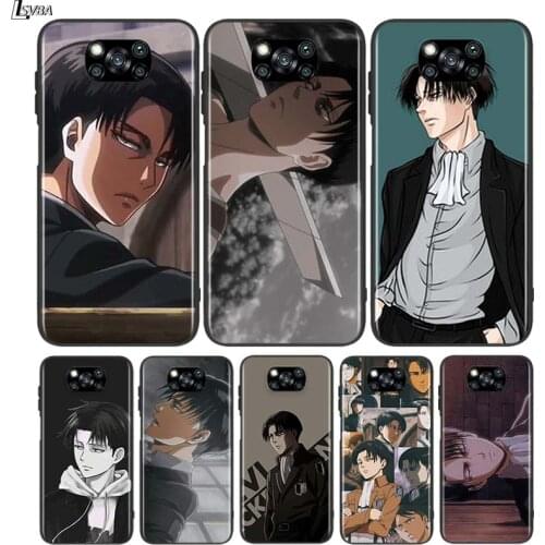 Cute Atack Tiitan for Xiaomi Poco M3 C3 M2 X3 F2 X2 F1 Play Mix3 A2 6X 5X A1 6 5 NFC Pro Lite Black Phone Case