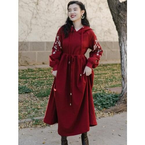 2020 new fashion womens clothing Vintage dresses Full dress for women