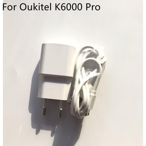 New Oukitel K6000 Travel Charger + USB Cable USB Line For Oukitel K6000 Pro 5.5" FHD 1920x1080 MT6753 Octa Core Free Shipping