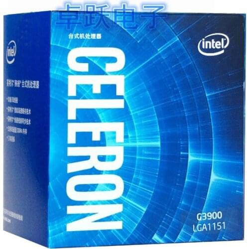 Intel Celeron Processor G3900 Boxed processor LGA1151 14 nanometers Dual-Core 100% working properly Desktop Processor