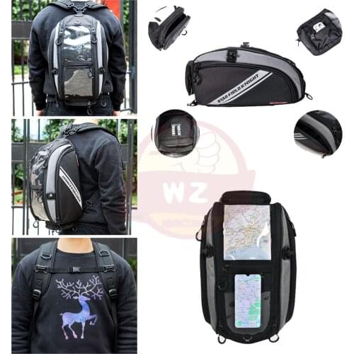 Motorcycle fuel tank bag, mobile phone touch screen bag, GPS navigation, travel bag, motorcycle front backpack, waterproof bag