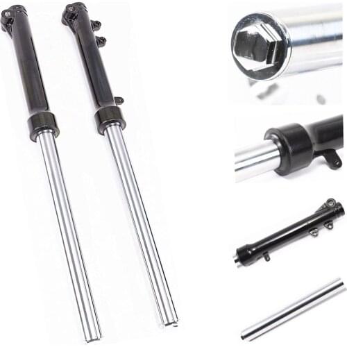 TDPRO Pair Upside Down Piston 25" 630mm Motorcycle Front Fork Shock Absorber Suspension For 125cc 150cc 160cc Moto Pit Dirt Bike