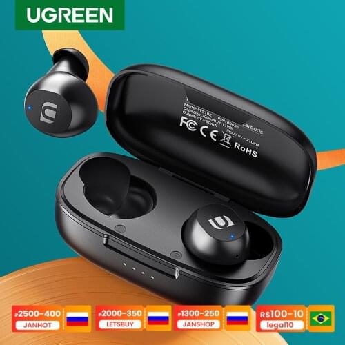 UGREEN TWS Bluetooth Earphones Headphones True Wireless Earbuds In Ear Stereo Headset Sport TWS Bluetooth 5.0 Headphone