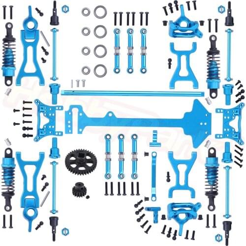 1 Set Wltoys A969 Complete Upgrade Parts Kit For RC 1:18 Scale 4WD Short Course Truck Metal Accessories