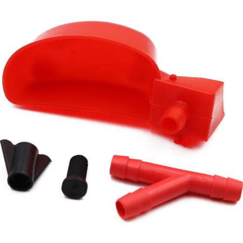 10Pcs Quail Water Drinker Bowl Bird Hanging Cups For 10mm Pipe Bird Parrot Drinking Fountains Bird Feeding Equipments