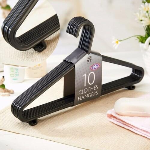 10pcs Baby Clothes Hangers Plastic Hanger Drying Rack for Kids Children Clothing Coat Closet Organizer Garment Suit
