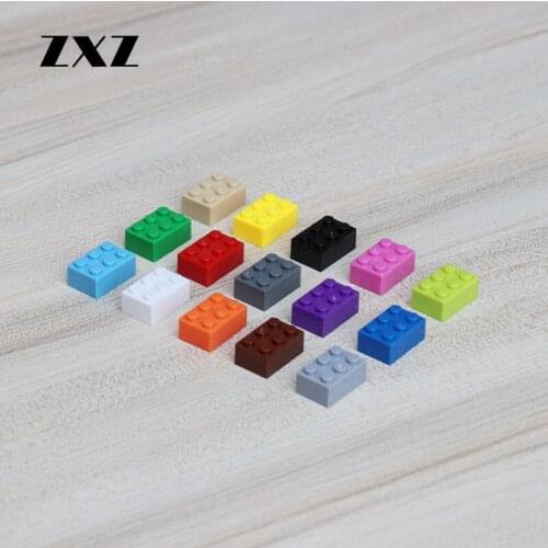 100pcs/lot MOC Bricks 2X3 Educational Learning Toys Assemble 3002 Bricks Trucks Parts Toys for Children Building Good Friends