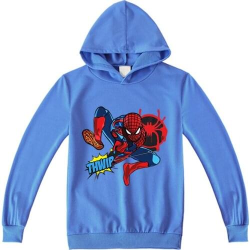 Disney Girls Children Cartoon Hoodies Sweatshirt Kids Spiderman Clothing Girl Spring Autumn Hoody Kids Casual Clothes