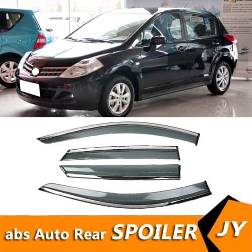 For Nissan Tiida L 2005-2010 Window Visor Vent Shades Sun Rain Deflector Guard For Nissan Tiida L Auto Accessories 4PCS/SET