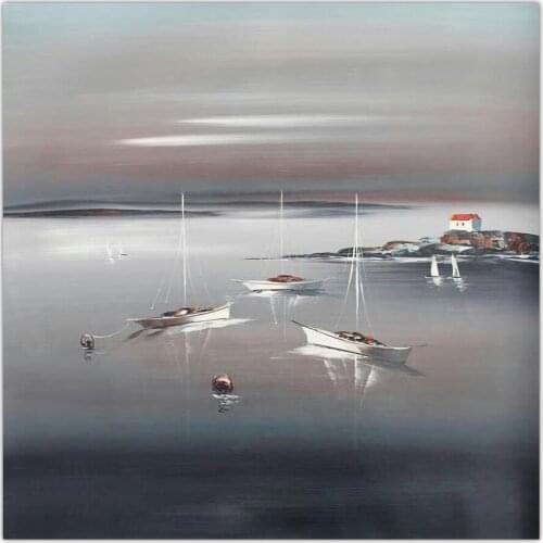 DONGMEI OIL PAINTING Hand painted oil painting Home Decoration painting Seascape art pictures painting DM-19032810