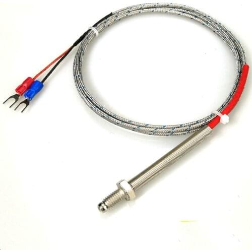 K-type thermocouple, M6 screw temperature probe, with spring anti-seismic tensile screw, thermocouple temperature sensor