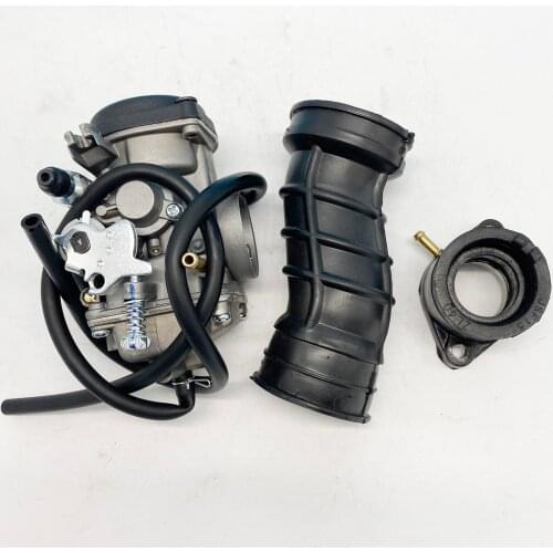 30mm Carburetor TK JIANSHE LONCIN BASHAN 250cc ATV QUAD ATV250 JS250 Carburetor W/ Intake Manifold&Air Filter Rubber Boot Hose