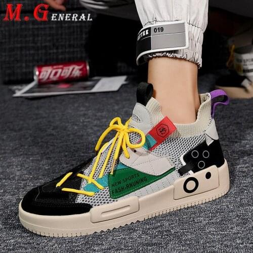 Platform Man Sneaker Slip on Mesh Mens Shoes High Top Casual Men Shoe Fashion High Quality Mens Tennis Flat Young Trainers D51