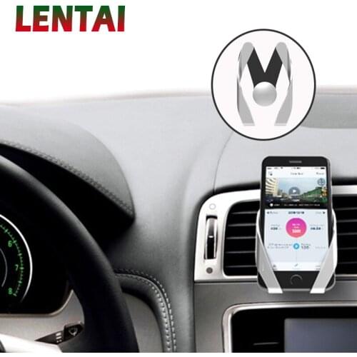 LENTAI For BMW e46 e39 e90 e60 e36 f30 f10 e30 Mitsubishi asx lancer Audi a3 a4 b6 1Pc Auto Car air outlet Phone stand M Styling