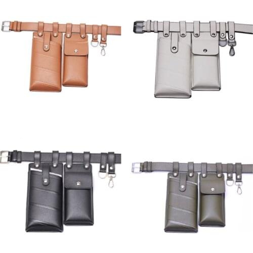 Fashion Women PU Leather Waist Bag Fanny Pack Belt Small Phone Pouch Travel Hip Bum Shoulder Bags Purse